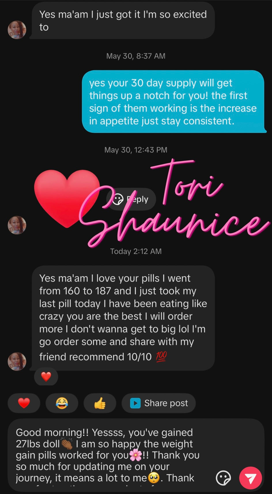 Ultimate Weight Gainer🩷